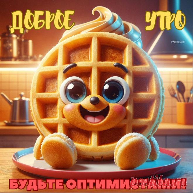 С добрым утром! Обнимаю,
Дня чудесного желаю.
Позитивом зарядись,
Завтракать скорей садись.