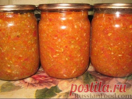 Аджика из кабачков на зиму