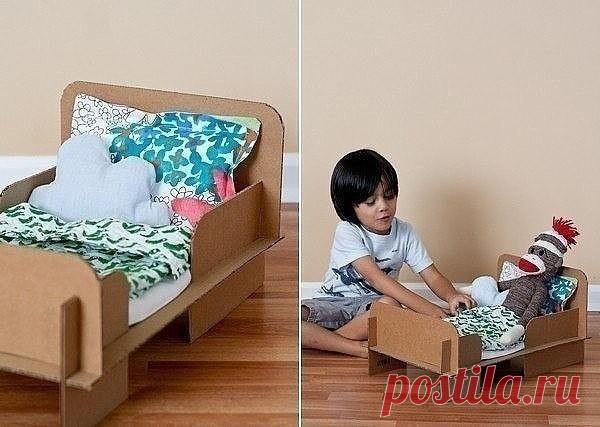 Мастерим кукольную кроватку