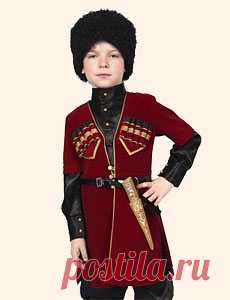 Карнавальный костюм храброго джигита с меховой мохнатой папахой и нарядной черкеской, туго подпоясанной узким поясом, к лицу любому мальчишке. А представить и защитить его на любом театрализованном мероприятии вам поможет это стихотворение-визитка.