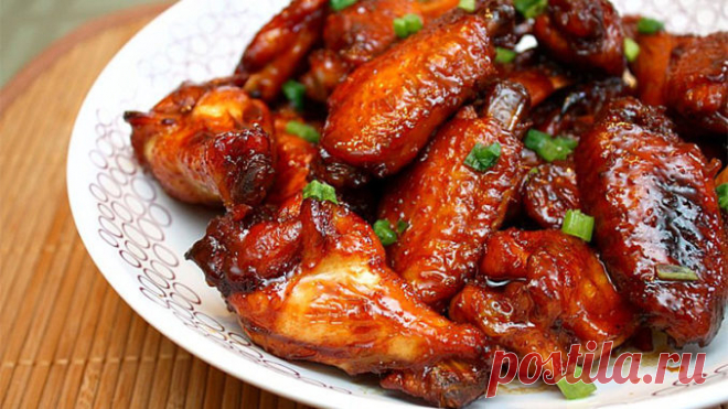 Куриные крылышки в сладком соусе | Чудесный домик