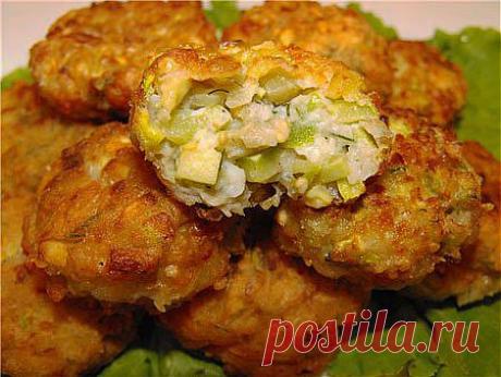 Фрикадельки из баклажанов и кабачков..