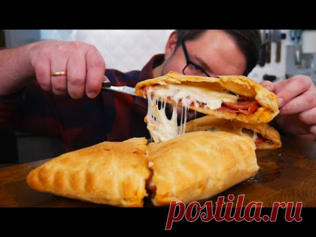 Пицца КАЛЬЦОНЕ. ЗАКРЫТАЯ Пицца в домашних условиях. Простой и Понятный РЕЦЕПТ.