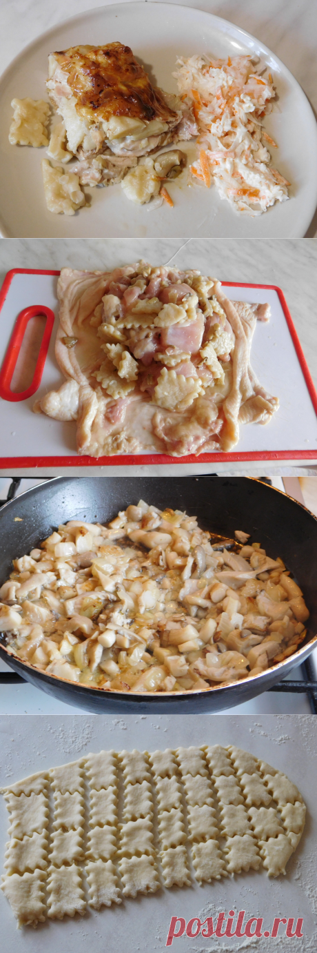 Три похвастушки: начиненная галушками курица, картофельные пельмени и пряная мойва