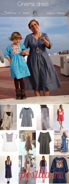 Удобная и стильная модель платья (cinema dress)