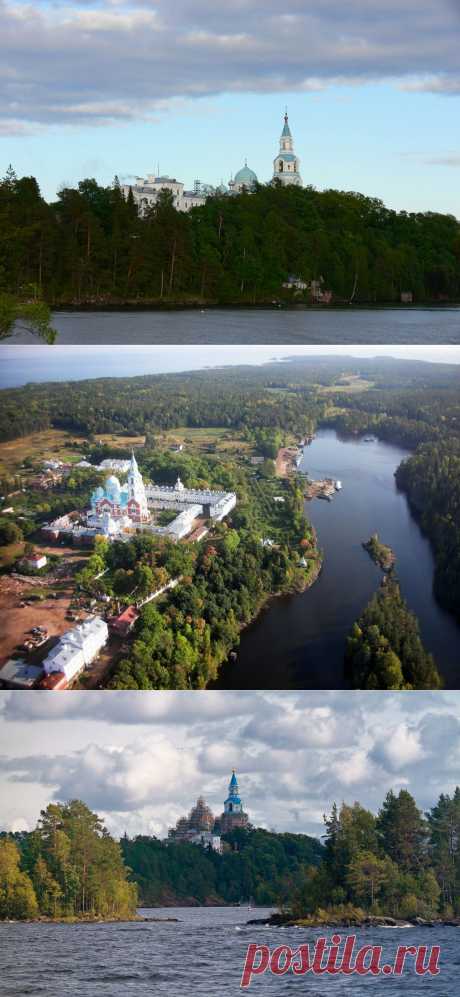 Спасо-Преображенский монастырь, расположен на севере острова, около Монастырской бухты.  Фото: © Дмитрий Казаков  |  Красавица Россия.Чудный остров Валаам!