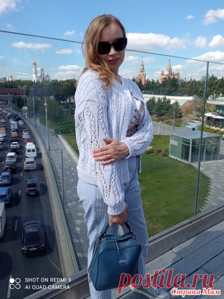 Ажурная кофточка - Вязание - Страна Мам