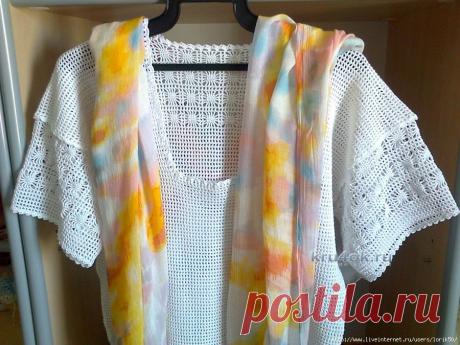 Две туники, связанные крючком в филейной технике - вязание крючком на kru4ok.ru