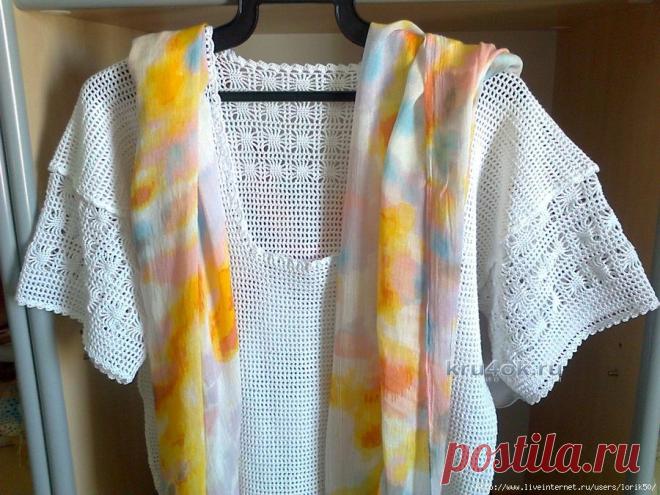 Две туники, связанные крючком в филейной технике - вязание крючком на kru4ok.ru