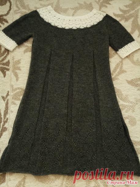 . Платье школьное - Вязание - Страна Мам