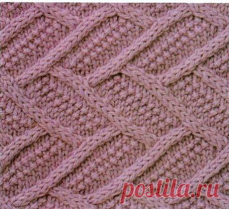 вязание спицами узоры схемы - Поиск в Google
