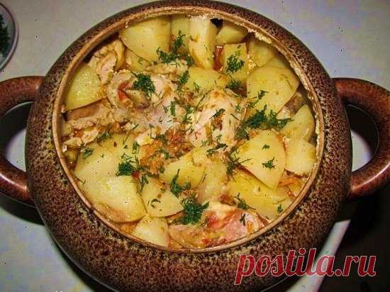 Картошка с мясом в горшочке | Поварёнок | Яндекс Дзен