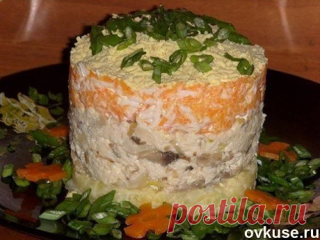 Салат &quot;Лисья шубка&quot; - Простые рецепты Овкусе.ру