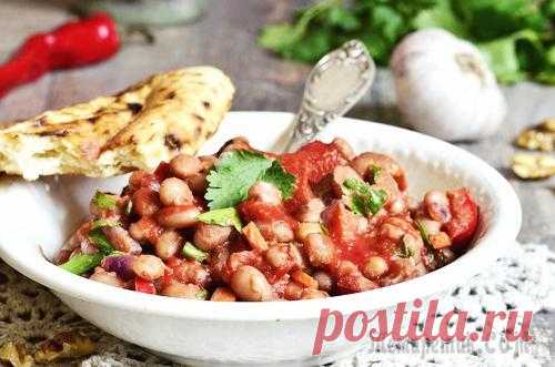 Лобио из красной фасоли | Грузинская кухня | Постное меню