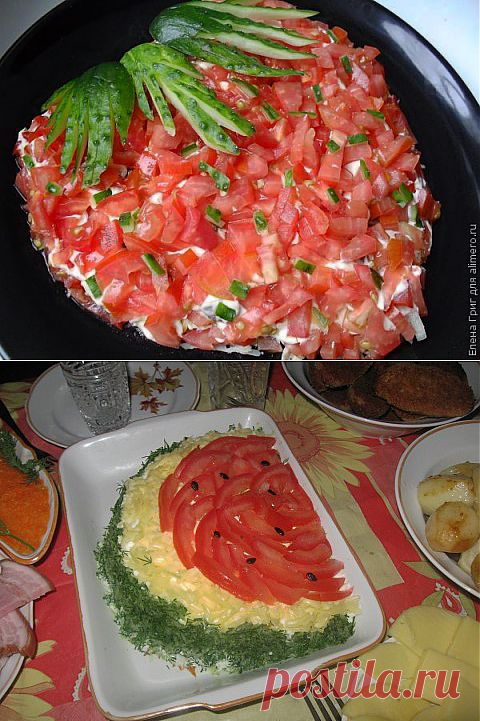 Салат "Клубничка" | Любимые рецепты