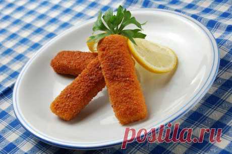 Рыбные палочки в золотистой корке