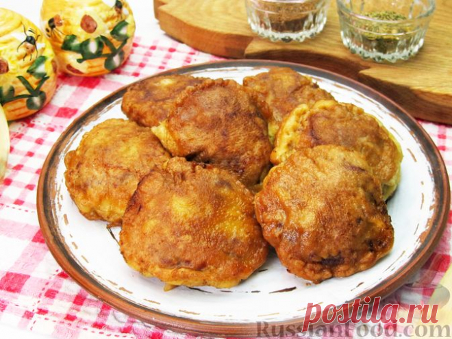 Рецепт: Мясные котлеты в кляре с чесноком на RussianFood.com