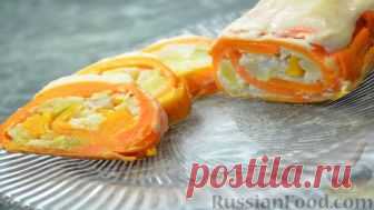 Рецепт: Морковный рулет на RussianFood.com