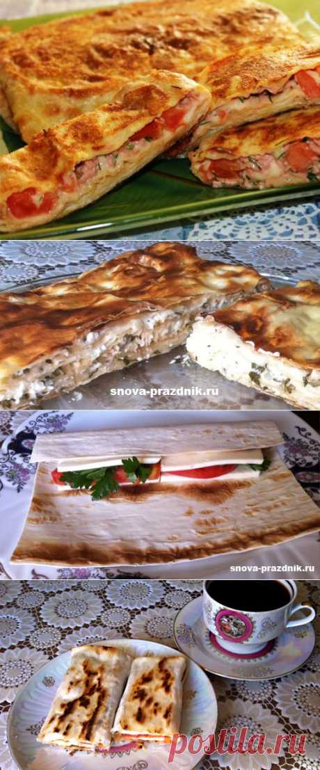Быстрые рецепты из лаваша