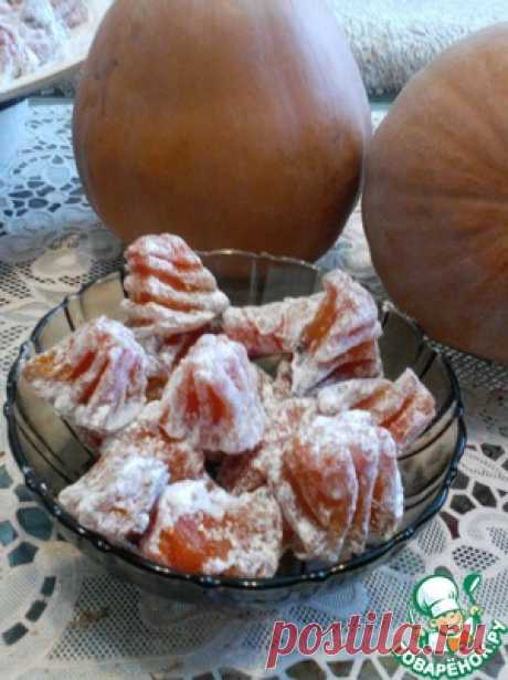 Имбирные цукаты из тыквы - кулинарный рецепт