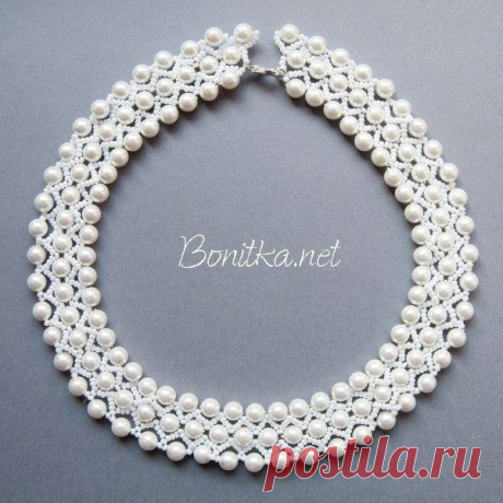 Белоснежное колье