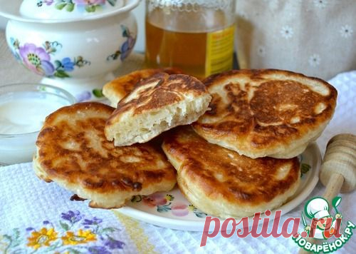 Постные оладушки-пышки - кулинарный рецепт