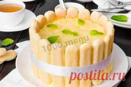 Бисквитный торт с ананасами рецепт с фото пошагово - 1000.menu