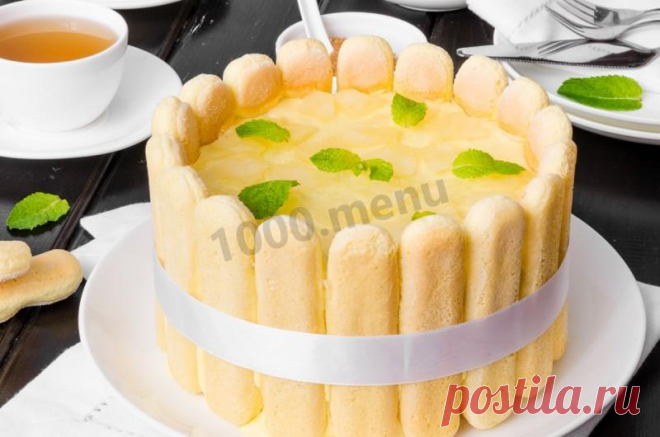 Бисквитный торт с ананасами рецепт с фото пошагово - 1000.menu