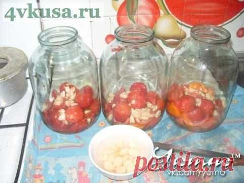 "Съешь и запей" - рецепт помидоров.