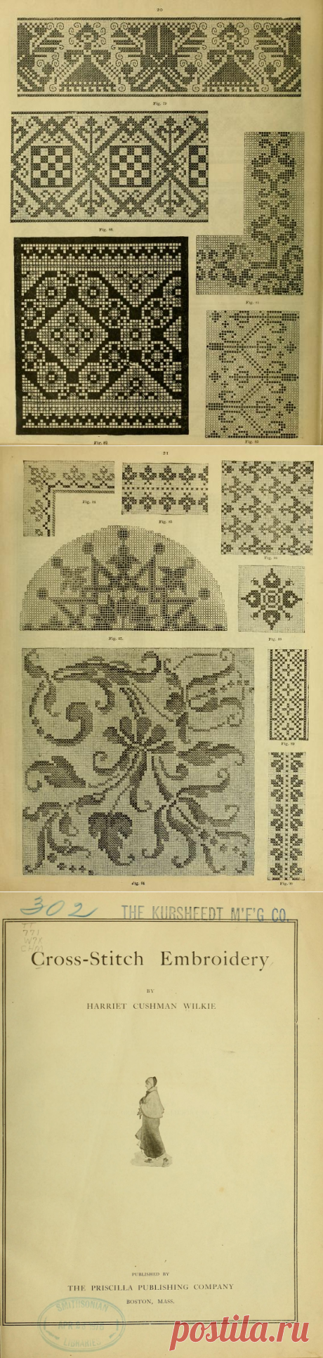 Cross-stitch embroidery