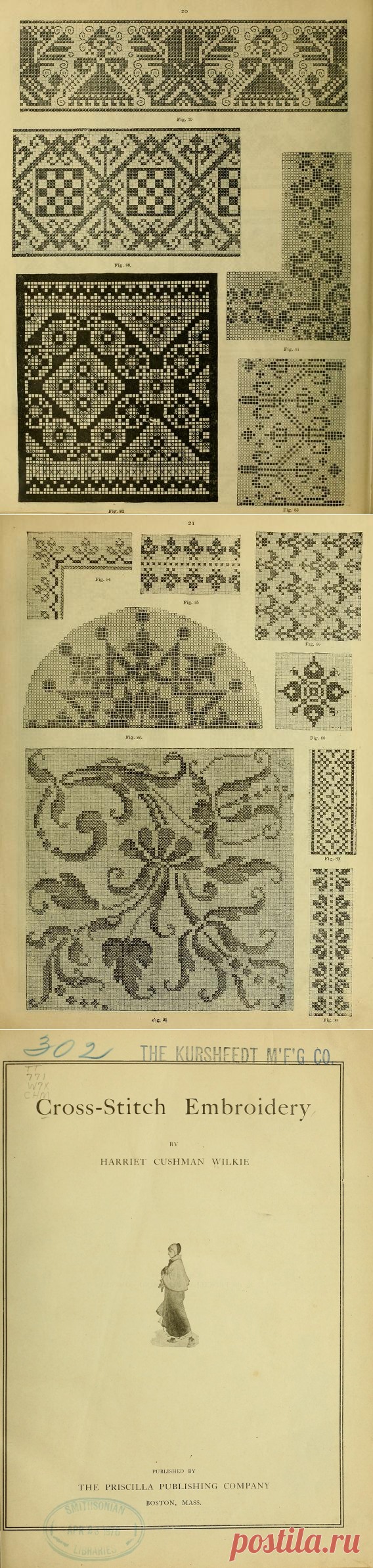 Cross-stitch embroidery