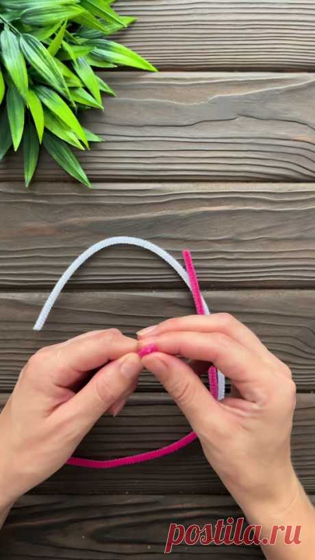 How to Make Easy Roses Pipe Cleaner Flower Chenille Wire Flower DIY Tu... | TikTok