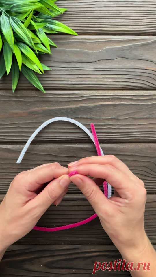 How to Make Easy Roses Pipe Cleaner Flower Chenille Wire Flower DIY Tu... | TikTok