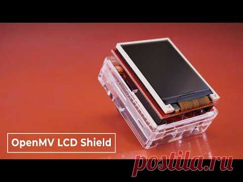 LCD Shield для камеры машинного зрения OpenMV. Железки Амперки