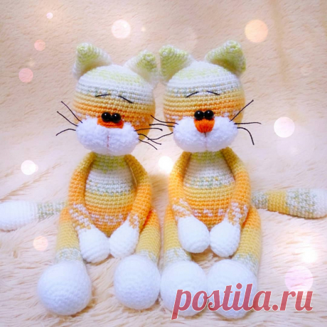 Схема котика крючком Рукоделие для дома своими руками. Мастер-классы, уроки и креативные идеи.