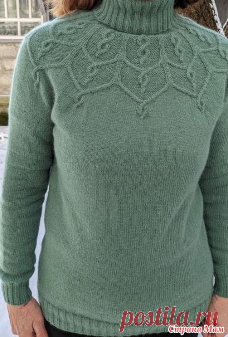 Свитер с круглой кокеткой - Вязание - Страна Мам