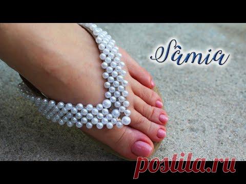 Chinelo decorado: Manta de pérolas para iniciantes (lucro certo💲💲💲)