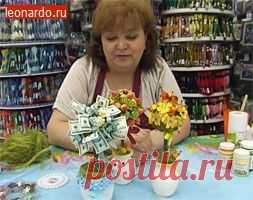 Топиарий - маленькое дерево счастья. | Уроки творчества | Леонардо хобби-гипермаркет - сделай своими руками
