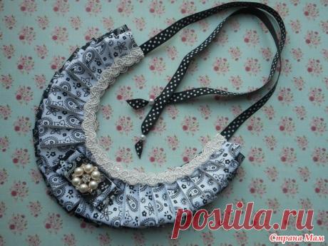 МК воротничок-колье из лент - Канзаши - Страна Мам