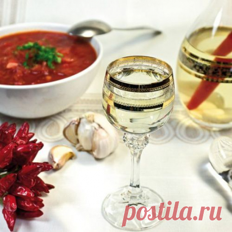Настойка на перце и чесноке
