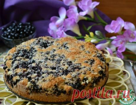 Пирог с бананами и черникой – кулинарный рецепт