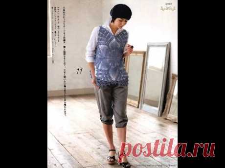 Вязание крючком АЖУРНЫЙ ТОП “МЕДУЗА“ How to crochet top jellyfish часть 1