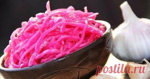 МАРИНОВАННАЯ КАПУСТА СО СВЕКЛОЙ  / Физика невозможного!