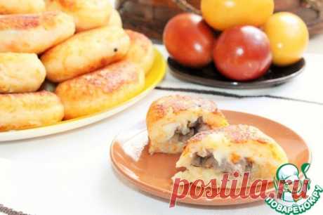 Картофельные зразы с грибами - кулинарный рецепт