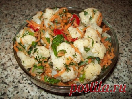 Цветная капуста по-корейски