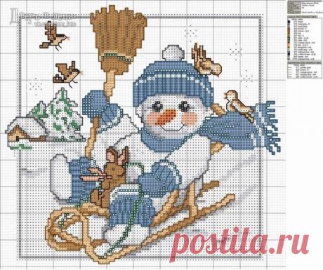 Схемы новогодних вышивок — Поделки с детьми