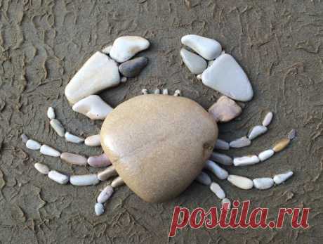 Картины из морских камней