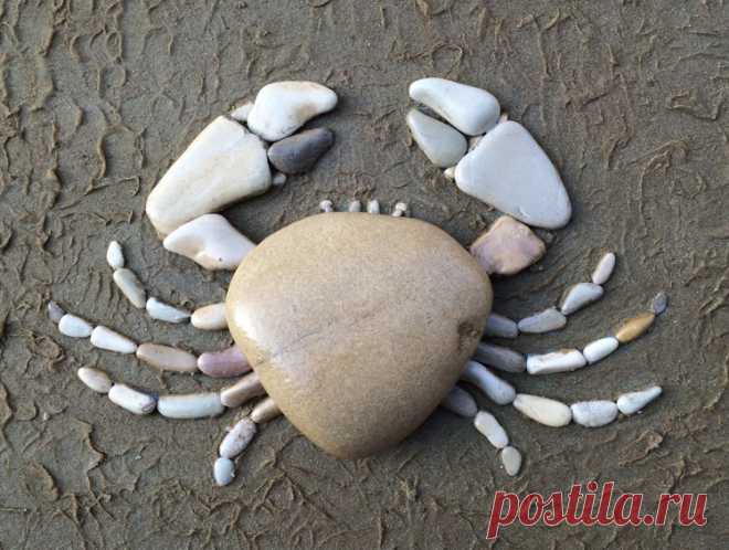 Картины из морских камней