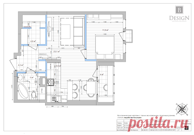 Делаем из однокомнатной квартиры двушку