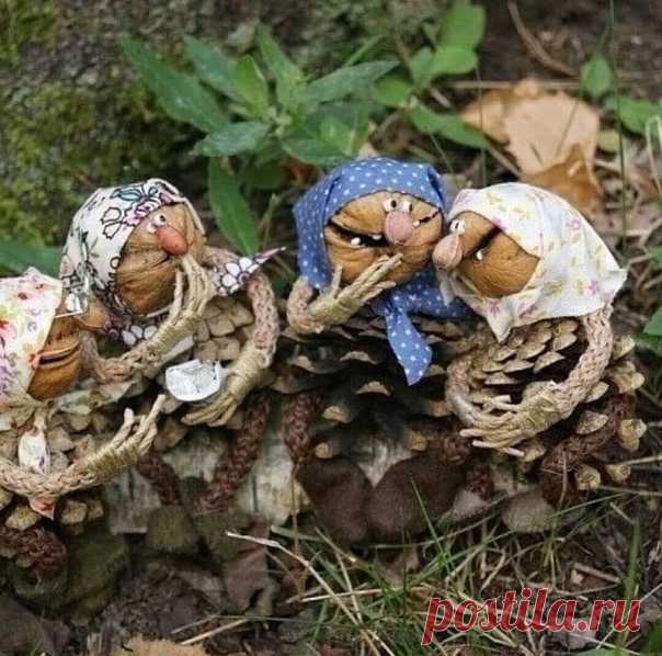 Как бы вы назвали эту работу?
Лесные бабушки от Марина Н (woods)